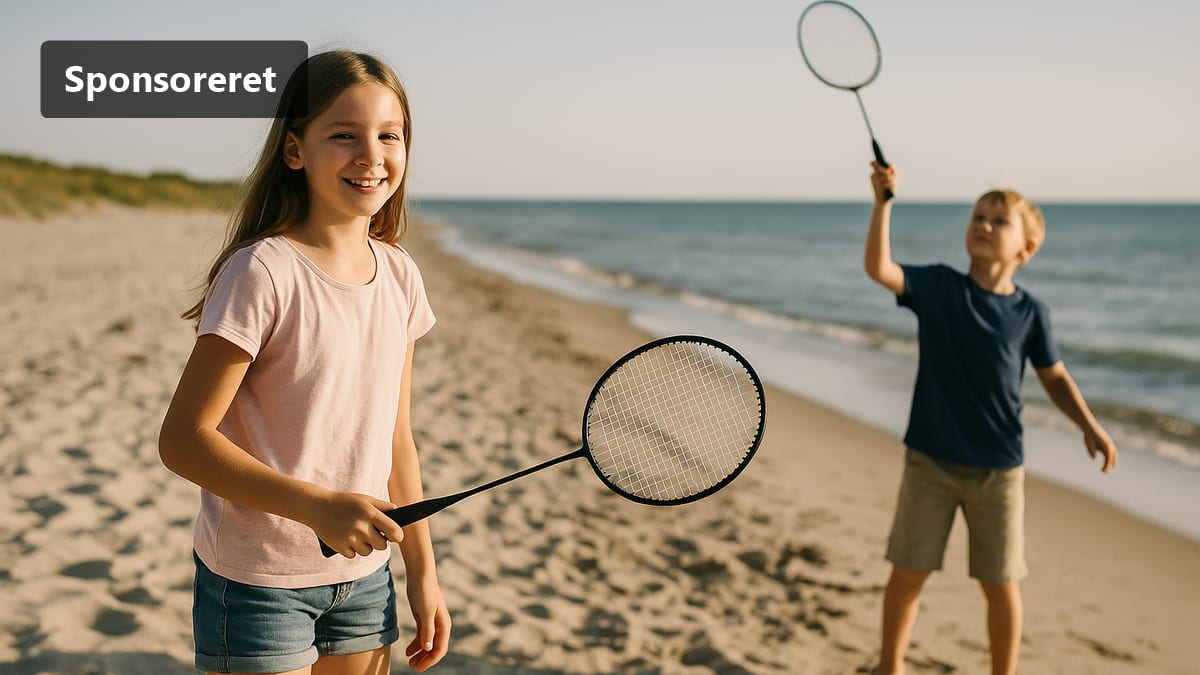 Badmintonferie: aktiviteter børn vil elske på stranden og i sommerhuset